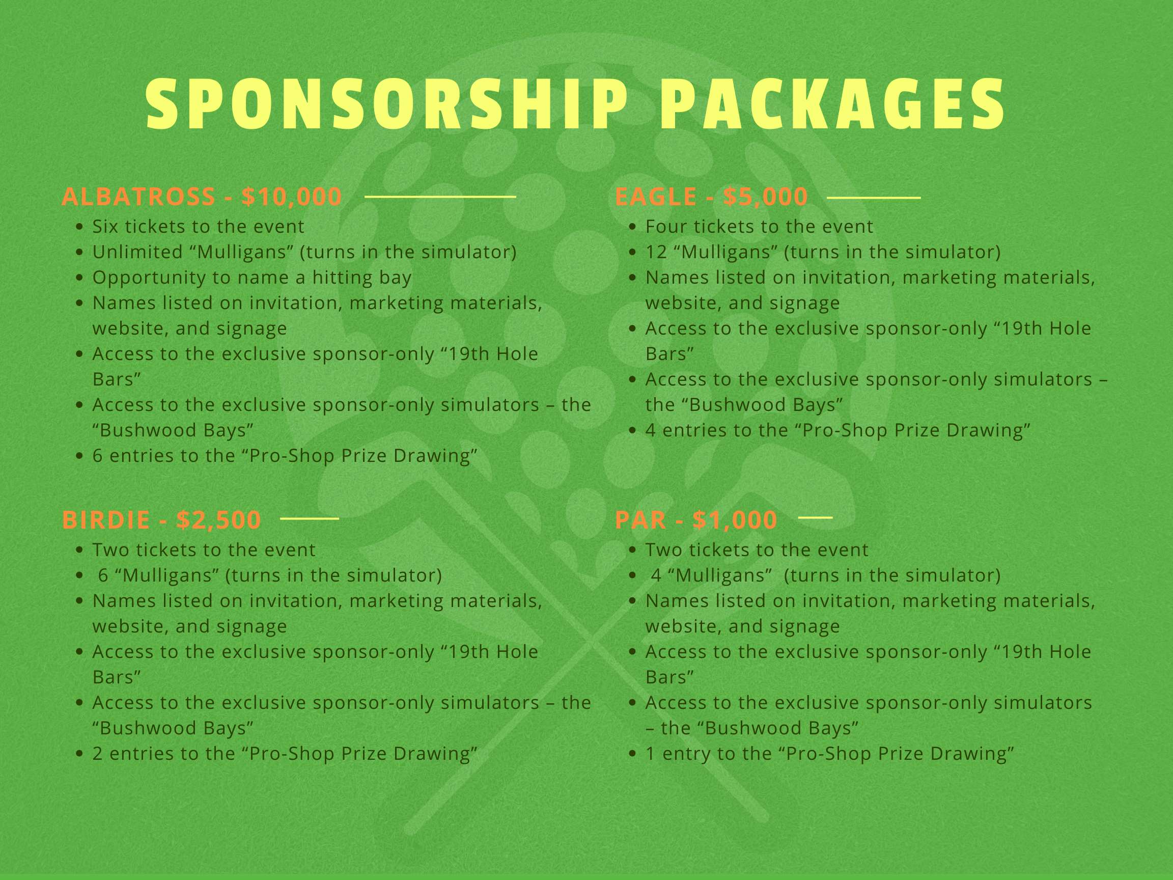 FF23 sponsor packages