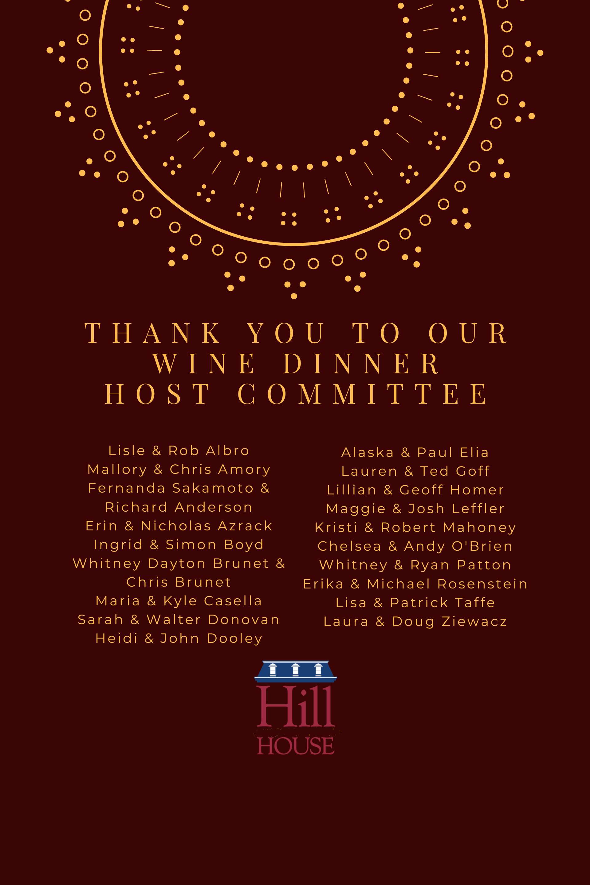 wine dinner 2023 committee